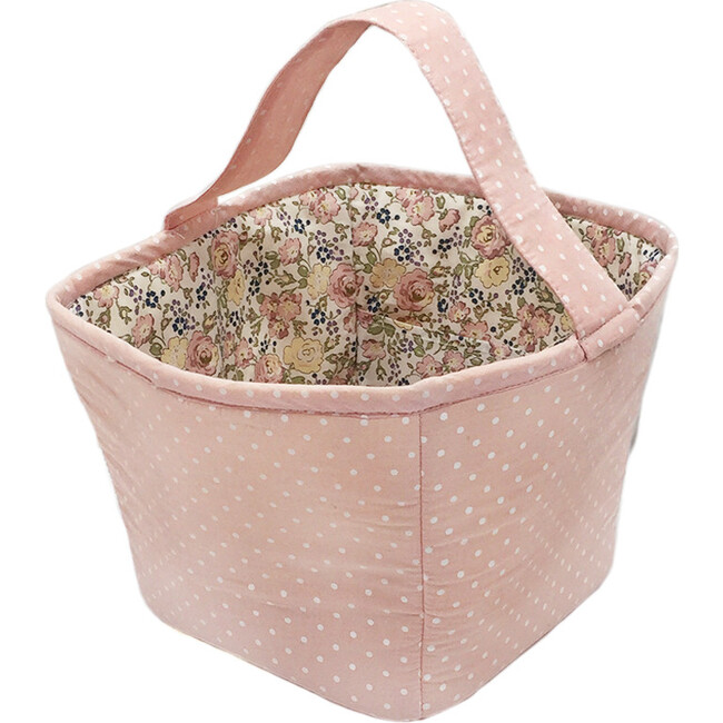 Fabric Basket, Pink - Storage - 1 - zoom