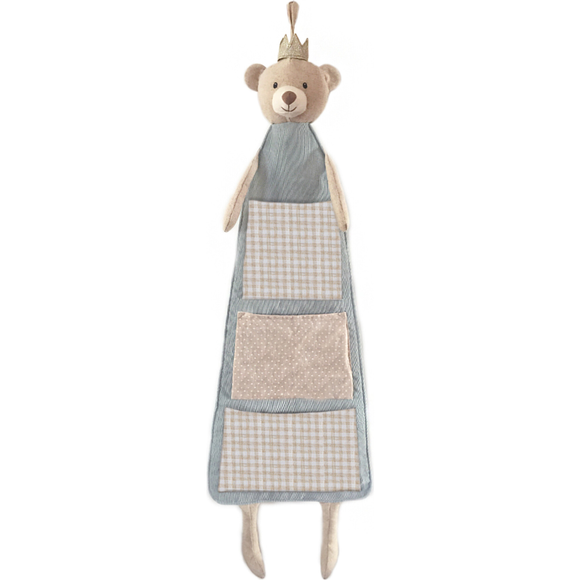 Prince Bear Hanging Fabric Organizer - Storage - 1