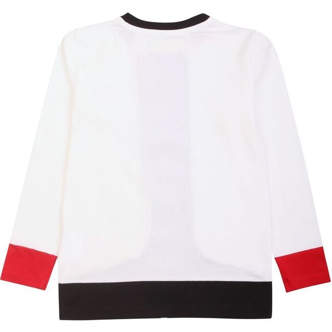 Striped Raceway T-Shirt, White - Tees - 2