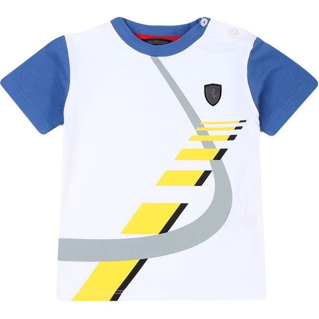 Raceway Logo T-Shirt, White - Tees - 1