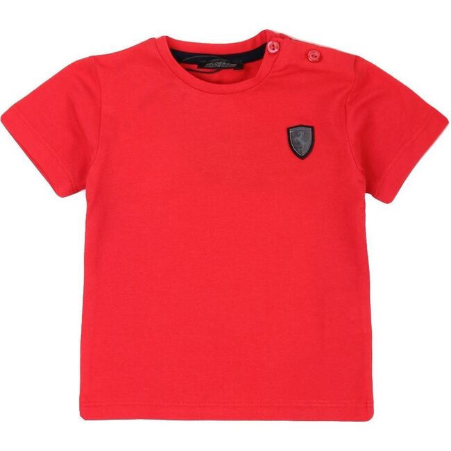 Logo T-Shirt, Red - Tees - 1