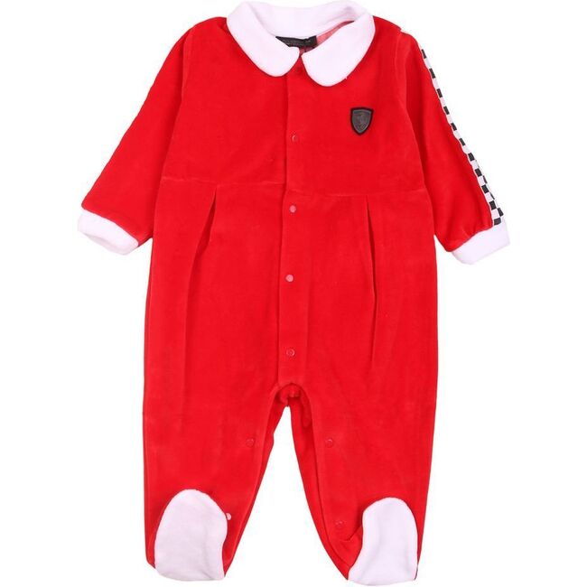 Logo Bodysuit, Red - Rompers - 1