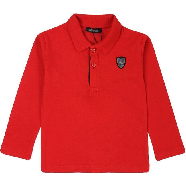 Logo Polo, Red - Polo Shirts - 1
