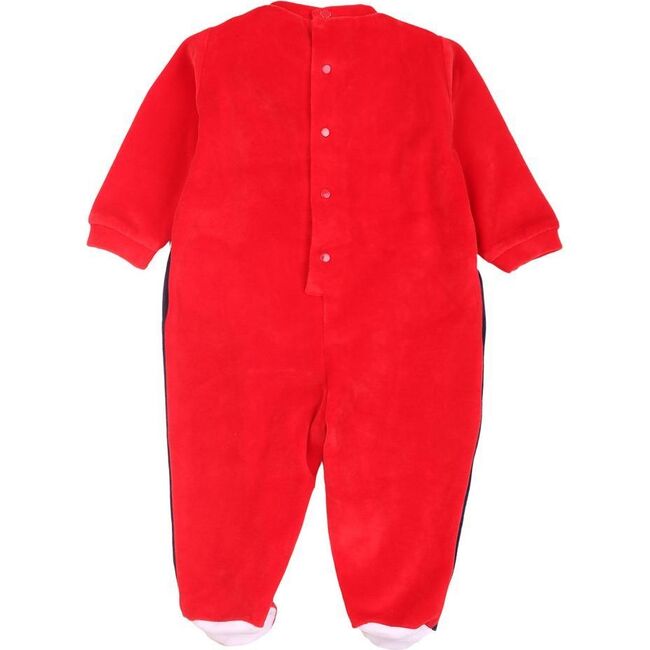 Colorblock Bodysuit, Red - Rompers - 2