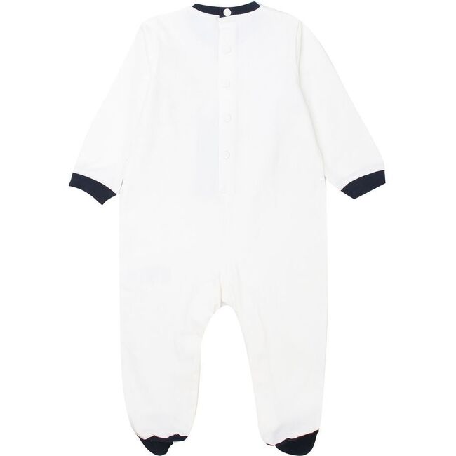 Geo Logo Bodysuit, White - Rompers - 2