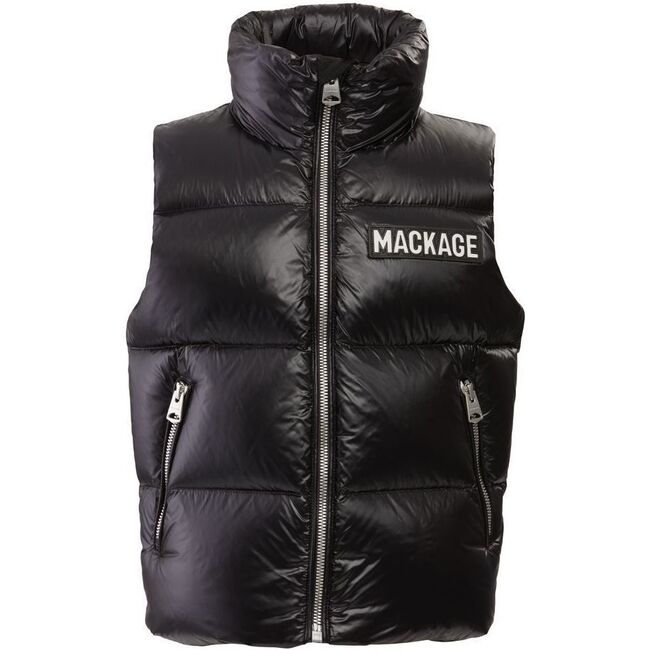 Toddler Charlee Down Vest, Black