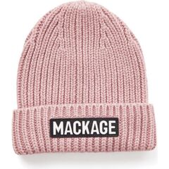 暖かい★MACKAGE★JUDE ロゴ付き ニット帽 楽天市場】MACKAGE マッカージュ ニット帽 JUDE-MZ レディース
