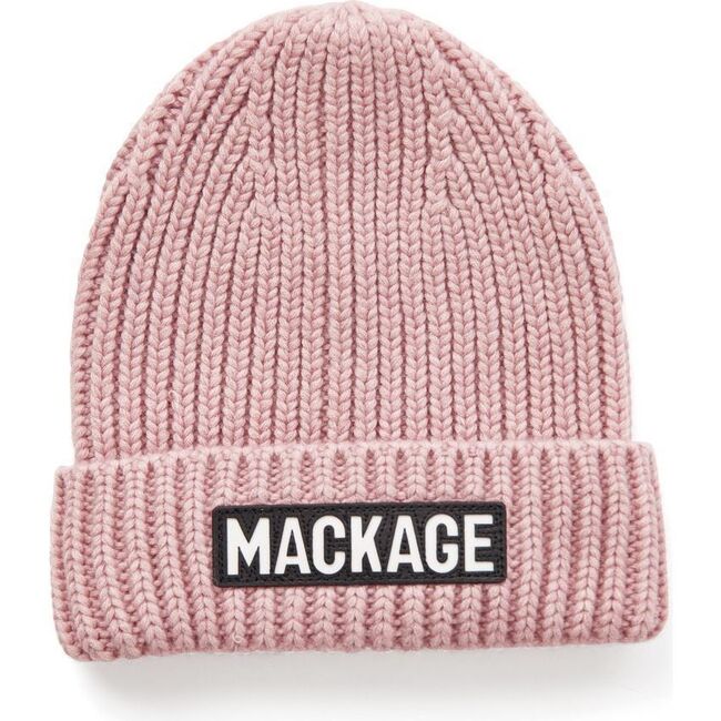 Jude Knit Logo Hat, Pink