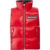 Charlee Down Vest, Red - Vests - 1 - thumbnail