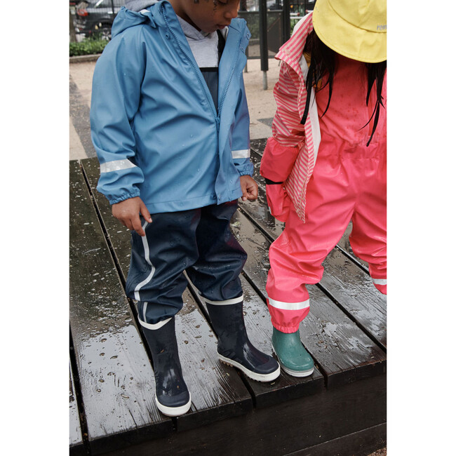 Taika Classic Rubber Rain Boots, Navy