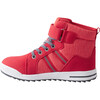 Keveni Mid-Season Sneakers, Red - Boots - 1 - thumbnail