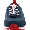 Elege Machine Washable Lightweight Sneakers, Navy - Sneakers - 5 - thumbnail