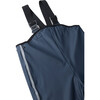 Lammikko Waterproof Rain Pants with Welded Seams, Suspenders & Foot Loops, Navy - Pants - 4