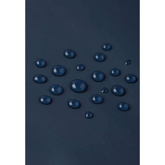 Lammikko Waterproof Rain Pants with Welded Seams, Suspenders & Foot Loops, Navy - Pants - 5