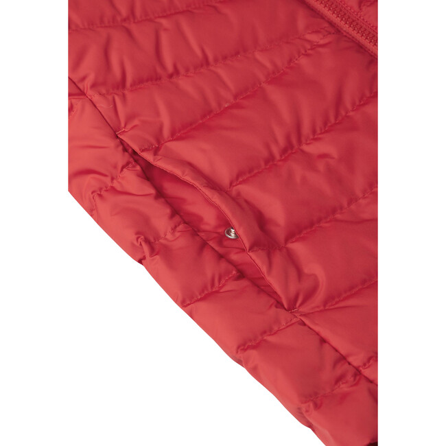 Fern Packable Water-Repellent Light Down Jacket, Red - Jackets - 6
