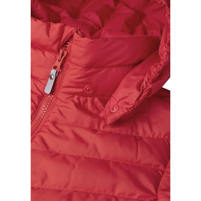 Fern Packable Water-Repellent Light Down Jacket, Red - Jackets - 7