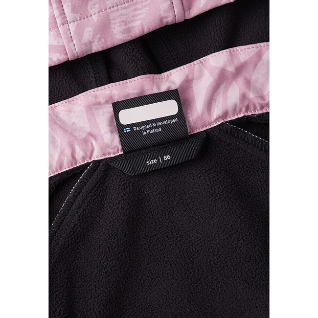 Mjosa Lightweight Water Resistant Softshell Mid-Season Jumpsuit with Detachable Hood, Pink - Rompers - 8