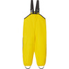Lammikko Waterproof Rain Pants with Welded Seams, Suspenders & Foot Loops, Yellow - Pants - 1 - thumbnail