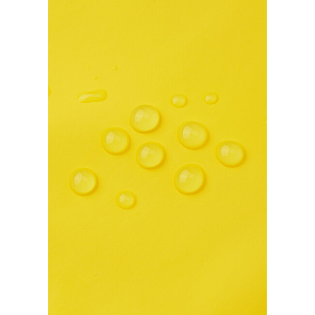 Lammikko Waterproof Rain Pants with Welded Seams, Suspenders & Foot Loops, Yellow - Pants - 4