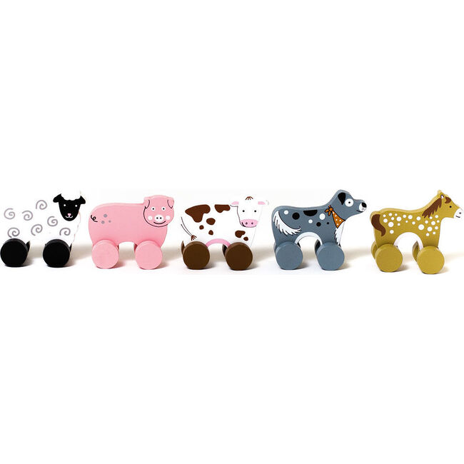 Mini Farm Pullback Set of 5 - Push & Pull - 1
