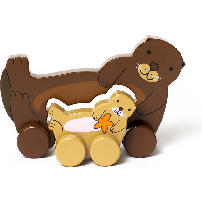 Mommy and Baby Rolling Toy, Otter