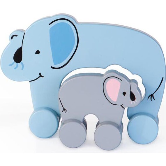 Mommy and Baby Rolling Toy, Elephant