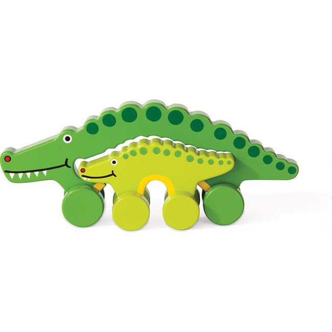 Mommy and Baby Rolling Toy, Alligator