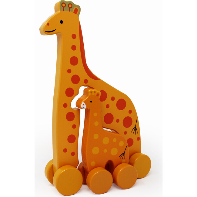 Mommy and Baby Rolling Toy, Giraffe - Push & Pull - 1 - zoom