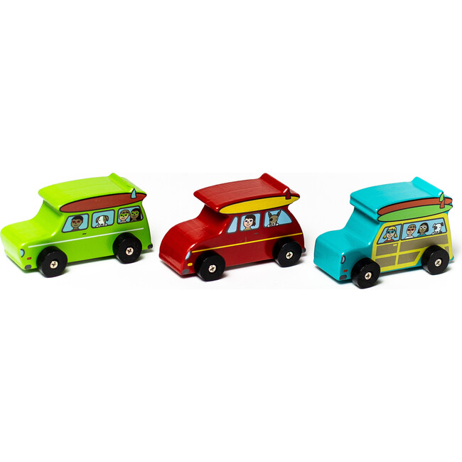 Surf's Up Dude Mini Rollers, Set of 3