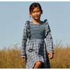 Alexandra Smocked Dress, Blue Check - Dresses - 4