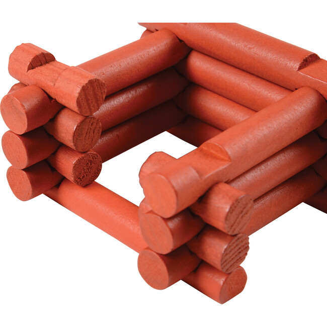 Wooden Pioneer Logs (Includes Storage Bin) - Games - 2