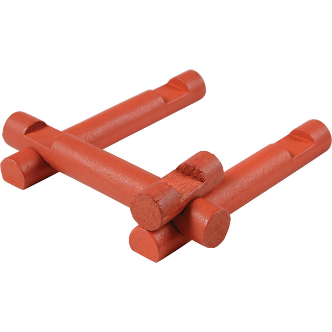 Wooden Pioneer Logs (Includes Storage Bin) - Games - 3