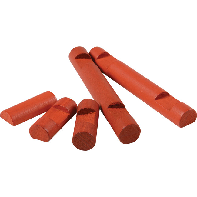 Wooden Pioneer Logs (Includes Storage Bin) - Games - 4