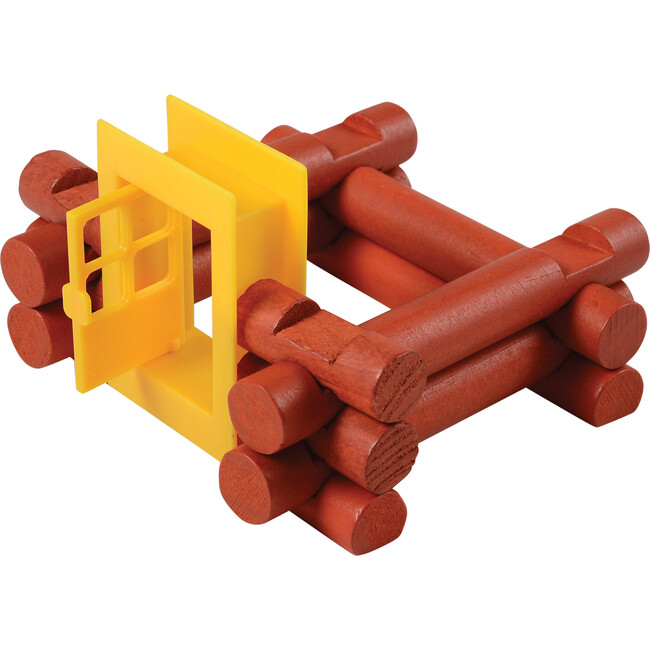 Wooden Pioneer Logs (Includes Storage Bin) - Games - 6