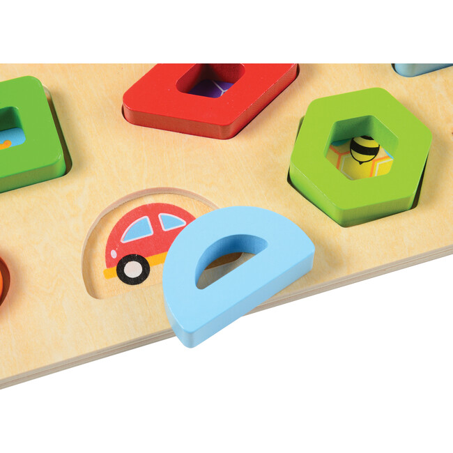 Numbers & Shapes Block Puzzle - Wooden Puzzles - 2