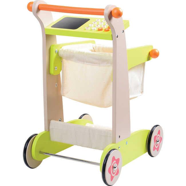 Wooden Shopping Cart - Play Food - 2