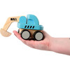 Wooden Excavator, Blue - Developmental Toys - 3