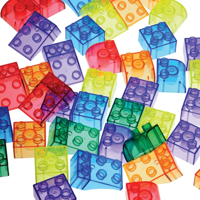Preschool Size Transparent Building Bricks - Blocks - 2