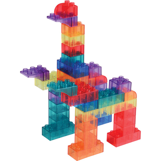 Preschool Size Transparent Building Bricks - Blocks - 3