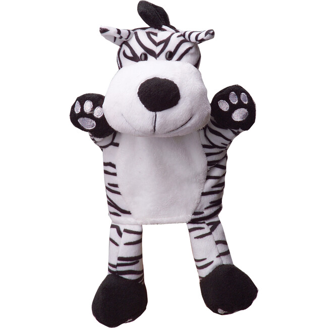 Zebra Hand Puppet - Plush - 1