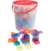 Preschool Size Transparent Building Bricks - Blocks - 8 - thumbnail