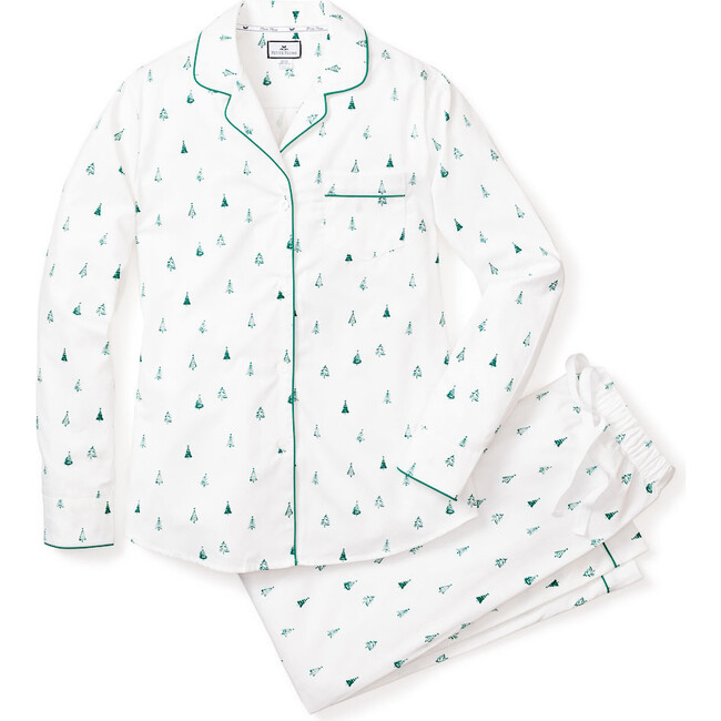 Women's Pajama Set, Evergreen - Pajamas - 1