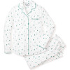 Women's Pajama Set, Evergreen - Pajamas - 1 - thumbnail