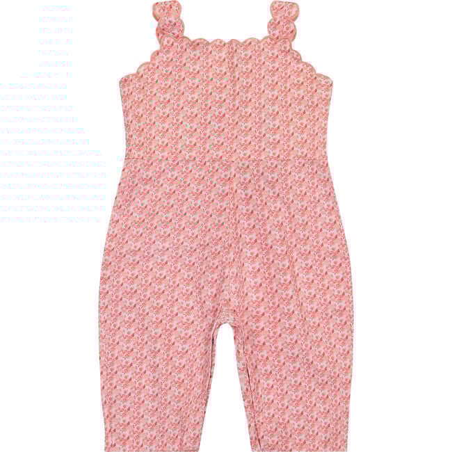 Bella Overall, Pink Tonal Floral