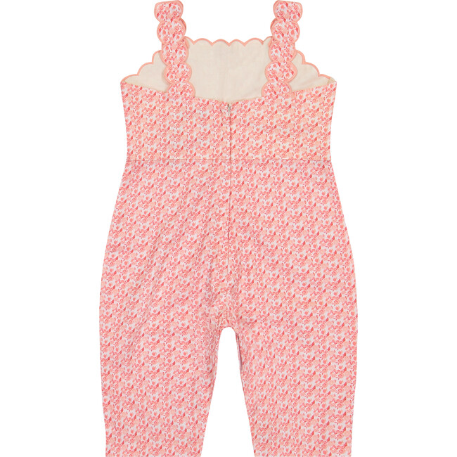 Bella Overall, Pink Tonal Floral
