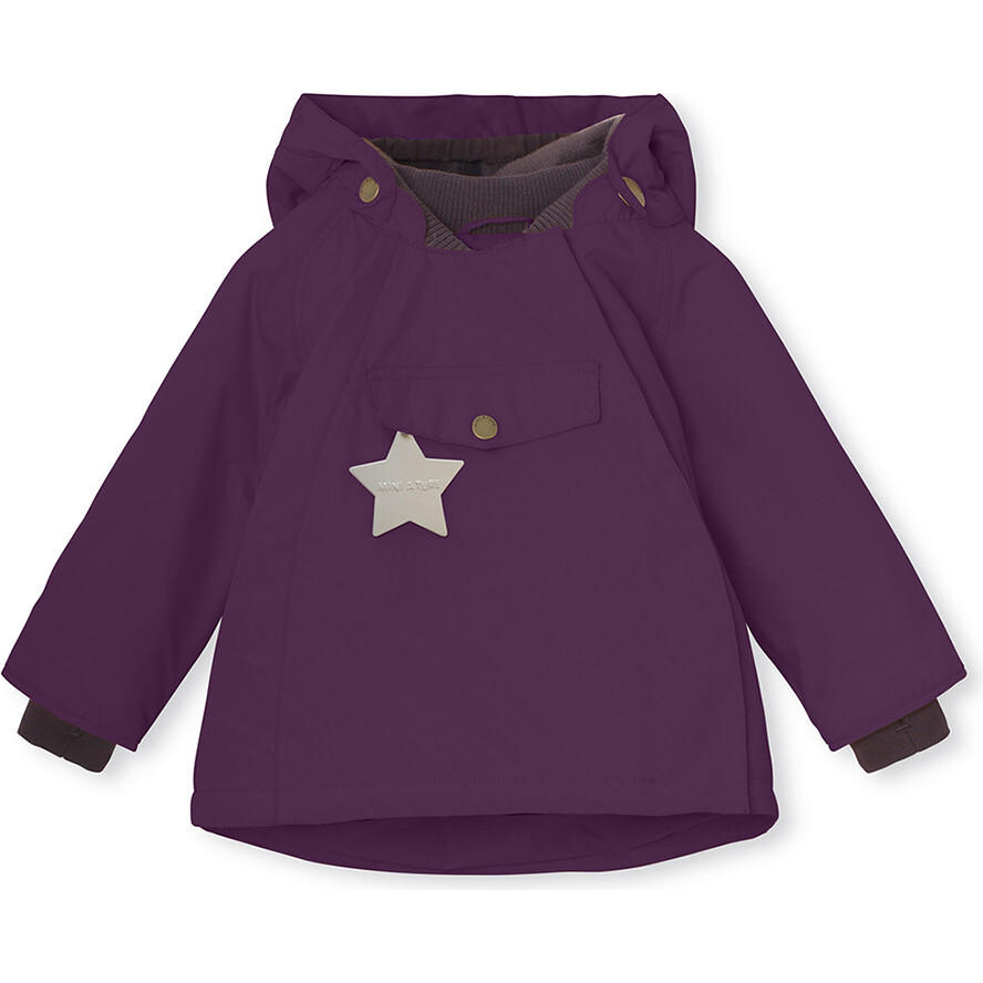 Wang Jacket, Deep Purple - Jackets - 1