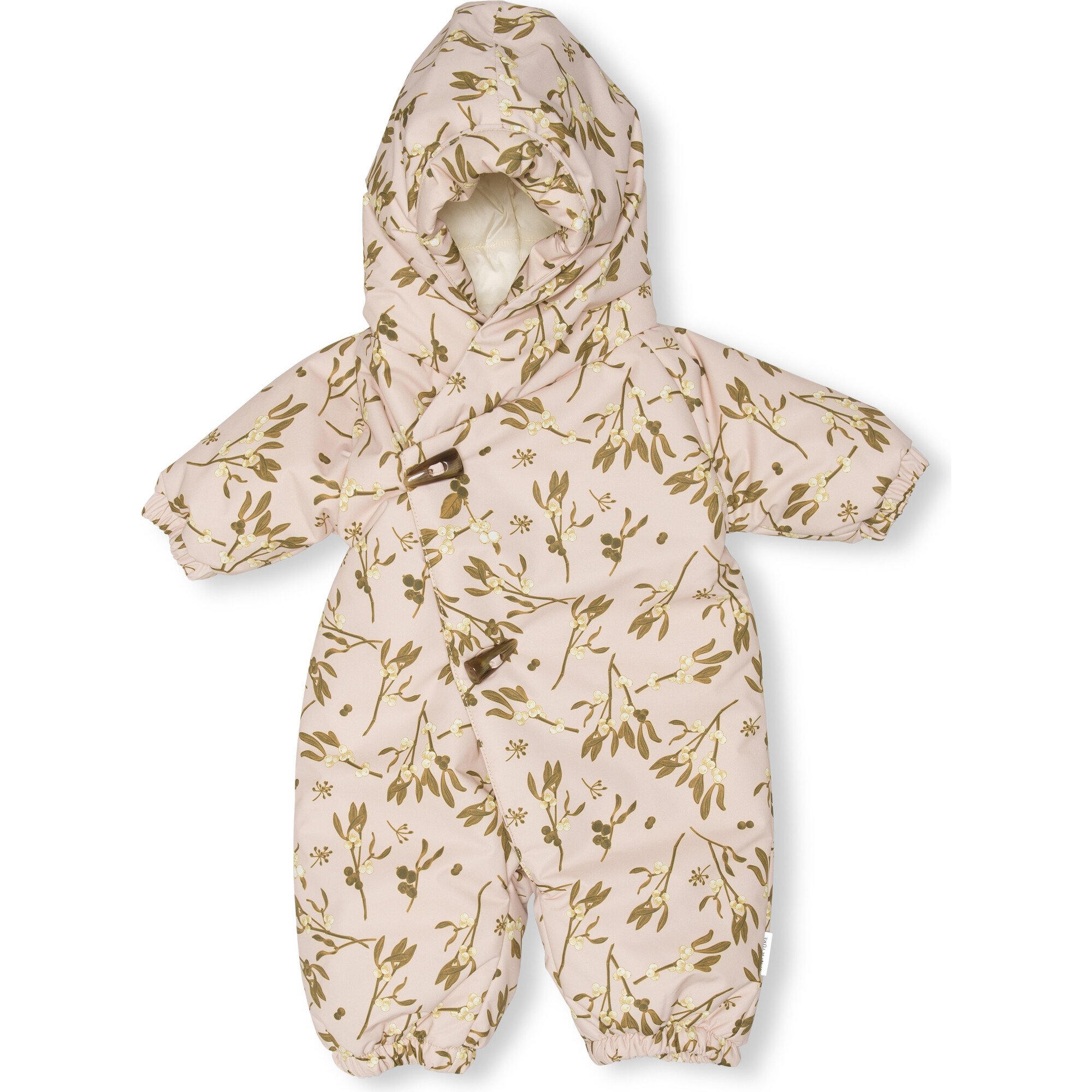 Fianna Puffer Romper, Doeskin Sand - Rompers - 1