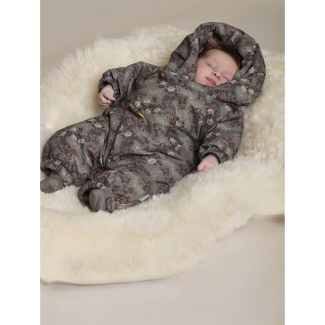 Fianna Puffer Romper, Doeskin Sand - Rompers - 3