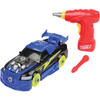 Build and Play Racecar with Lights and Sounds, Blue - Transportation - 1 - thumbnail