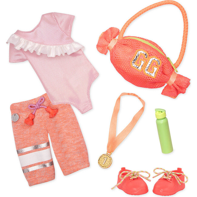 14" Doll Deluxe Gymnastic Outfit - Doll Accessories - 1